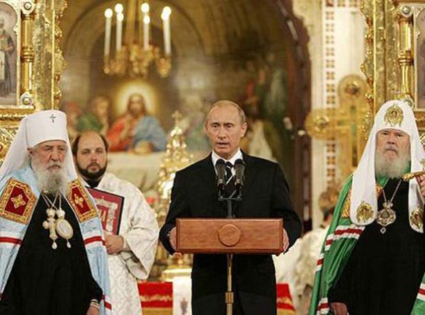 Putin quiere una Rusia cristiana