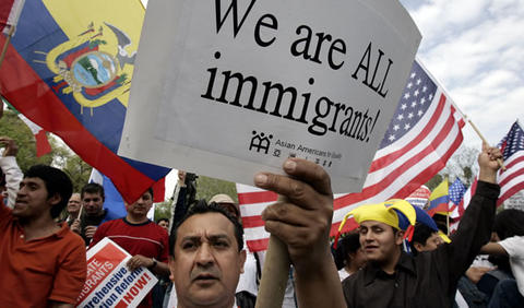 Manifestaciones exigiendo a Obama, el cumplimiento de la reforma migratoria