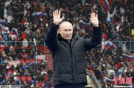 Putin gana las elecciones rusas