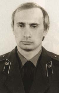 Putin con el uniforme del KGB